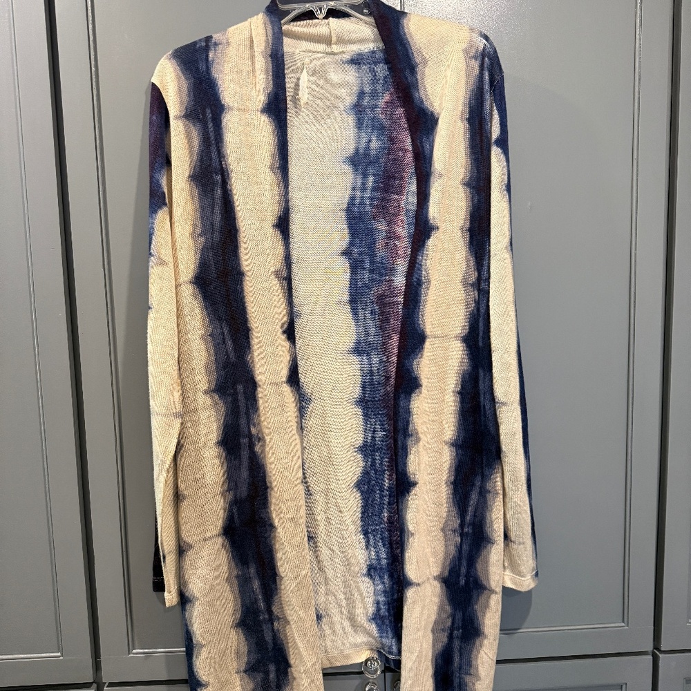 Johnny Was cardigan sweater, size L